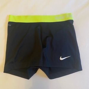 Black/Neon Nike Spandex